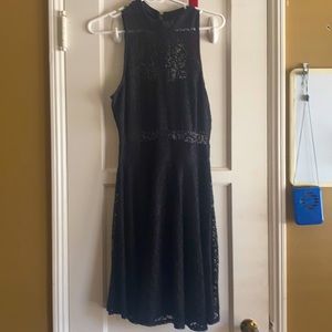Black lace dress